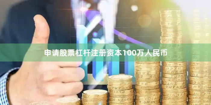 申请股票杠杆注册资本100万人民币