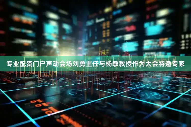 专业配资门户声动会场刘勇主任与杨敏教授作为大会特邀专家